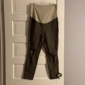 Angel Kiss Distressed Military Green Jean